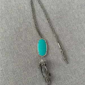 Kendra Scott Blue and Silver Rayne Necklace